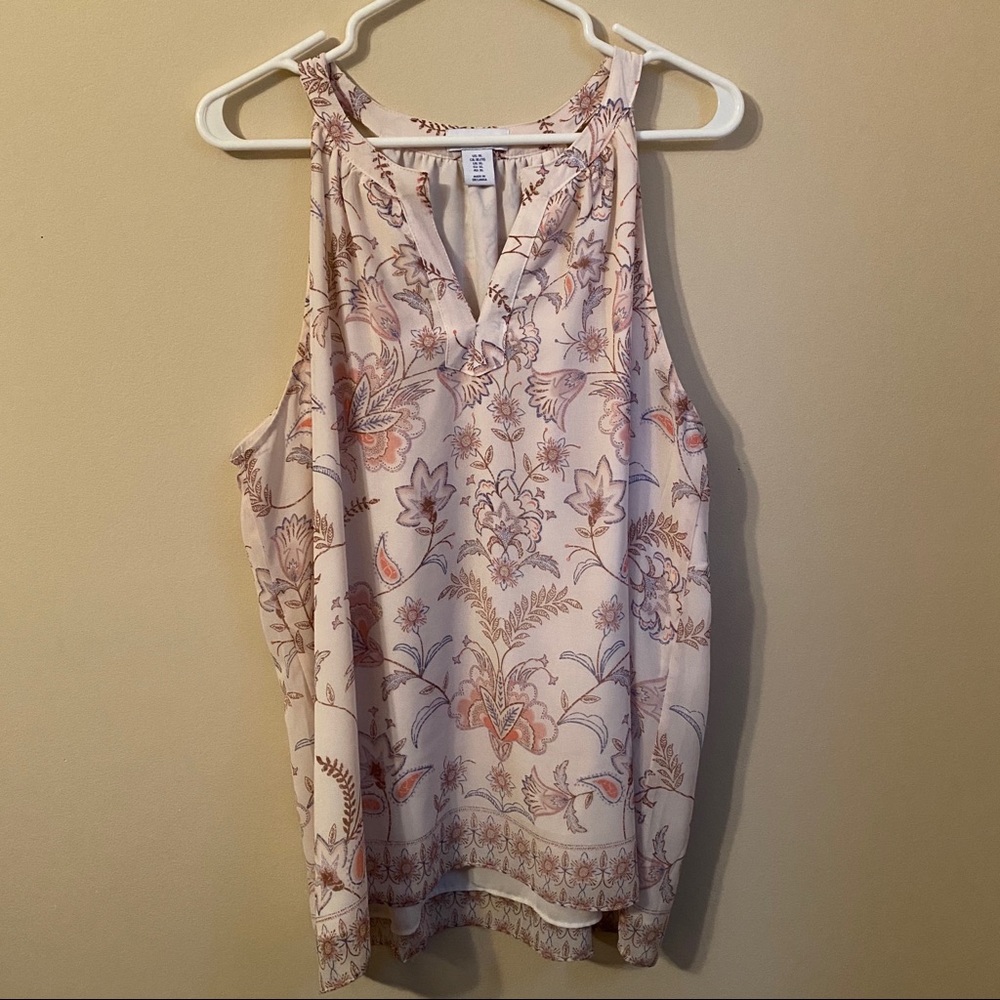 Antibes Blanc Floral top